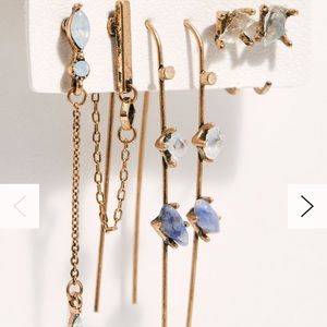 Free People Rae Stone Earring Set